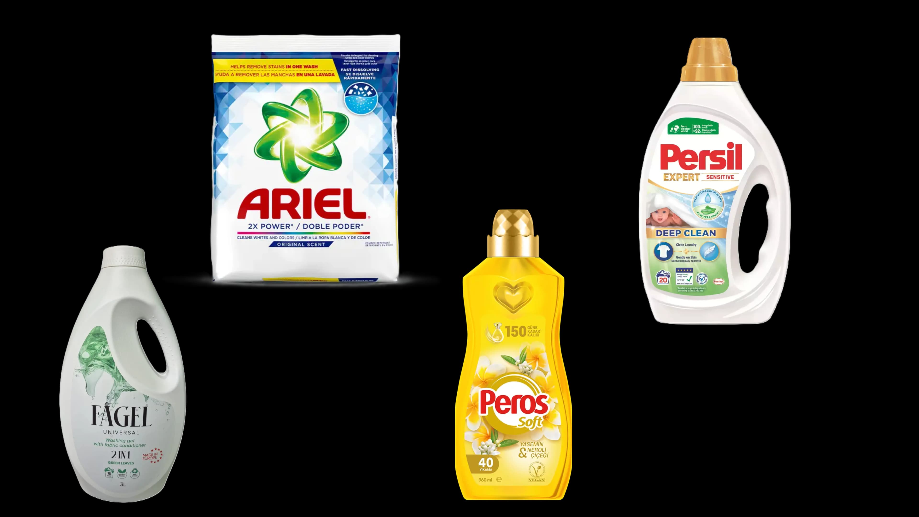 Top laundry detergents in Estonia