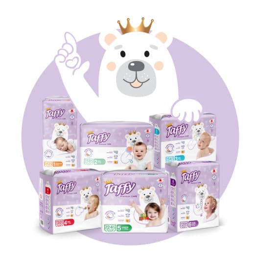 Taffy Premium Care 4 Maxi ( от 7 до 18 кг, 30 штук). 4