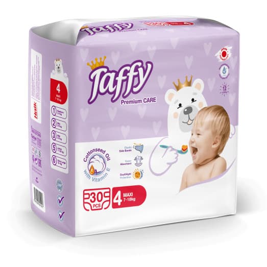Taffy Premium Care 4 Maxi ( от 7 до 18 кг, 30 штук).