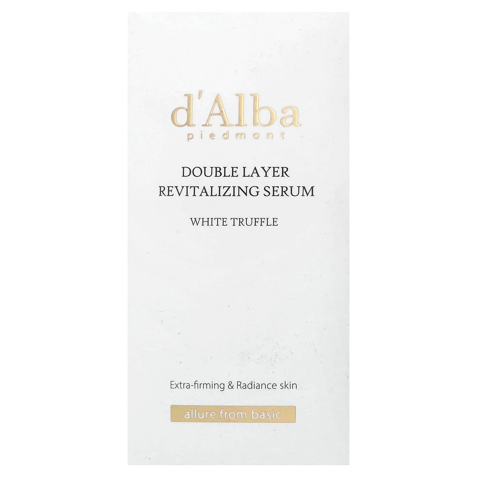 D’Alba White Truffle Double Layer Revitalizing Serum 2