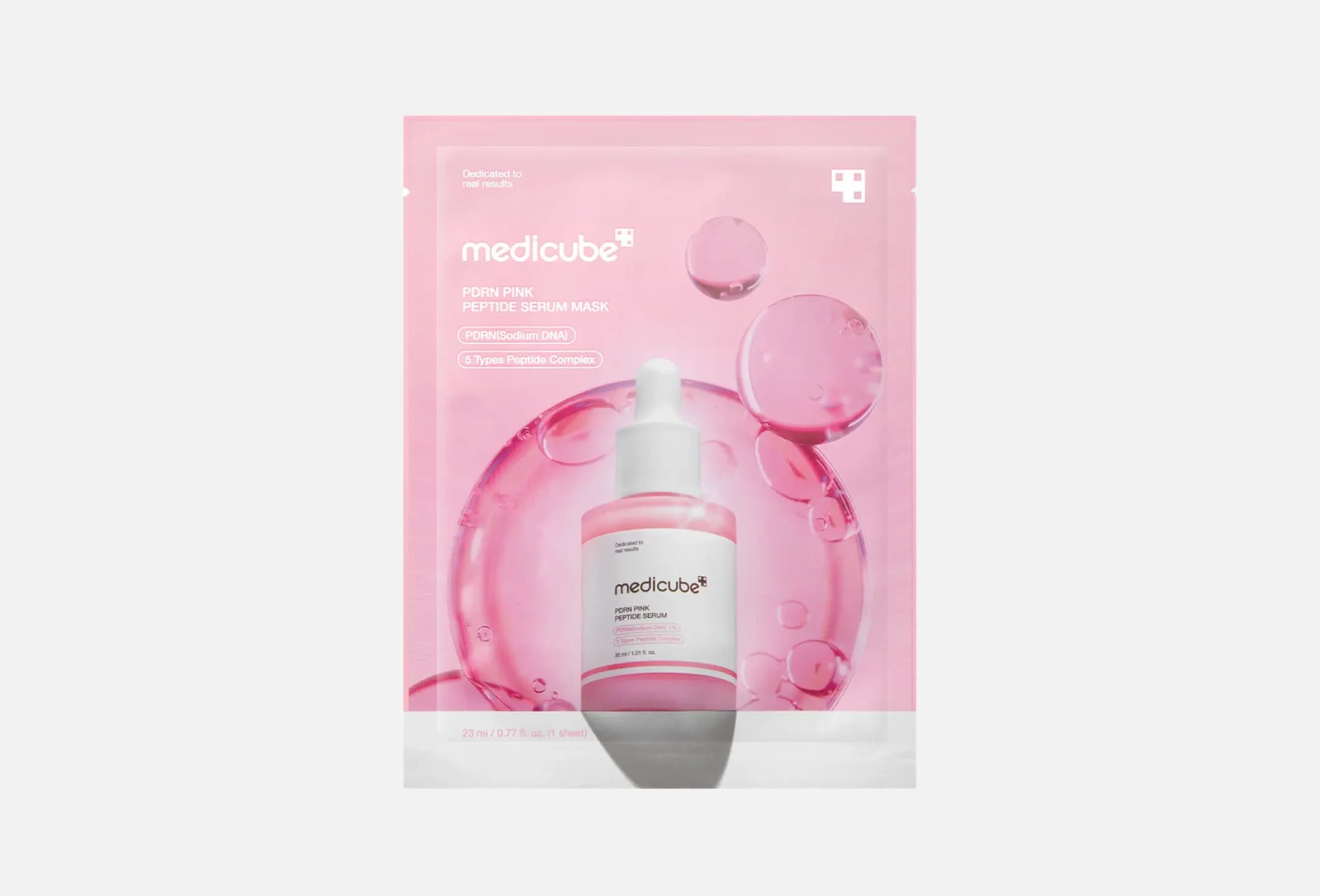 MEDICUBE PDRN Pink Peptide Ampoule Mask