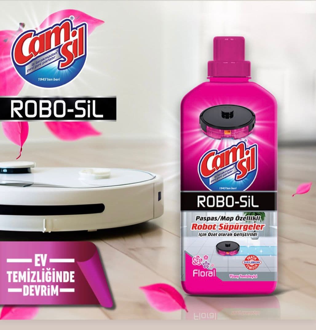 Camsil Robo-Sil robottolmuimeja pindade puhastusvahend, lillelõhnaga, 900 ml 2