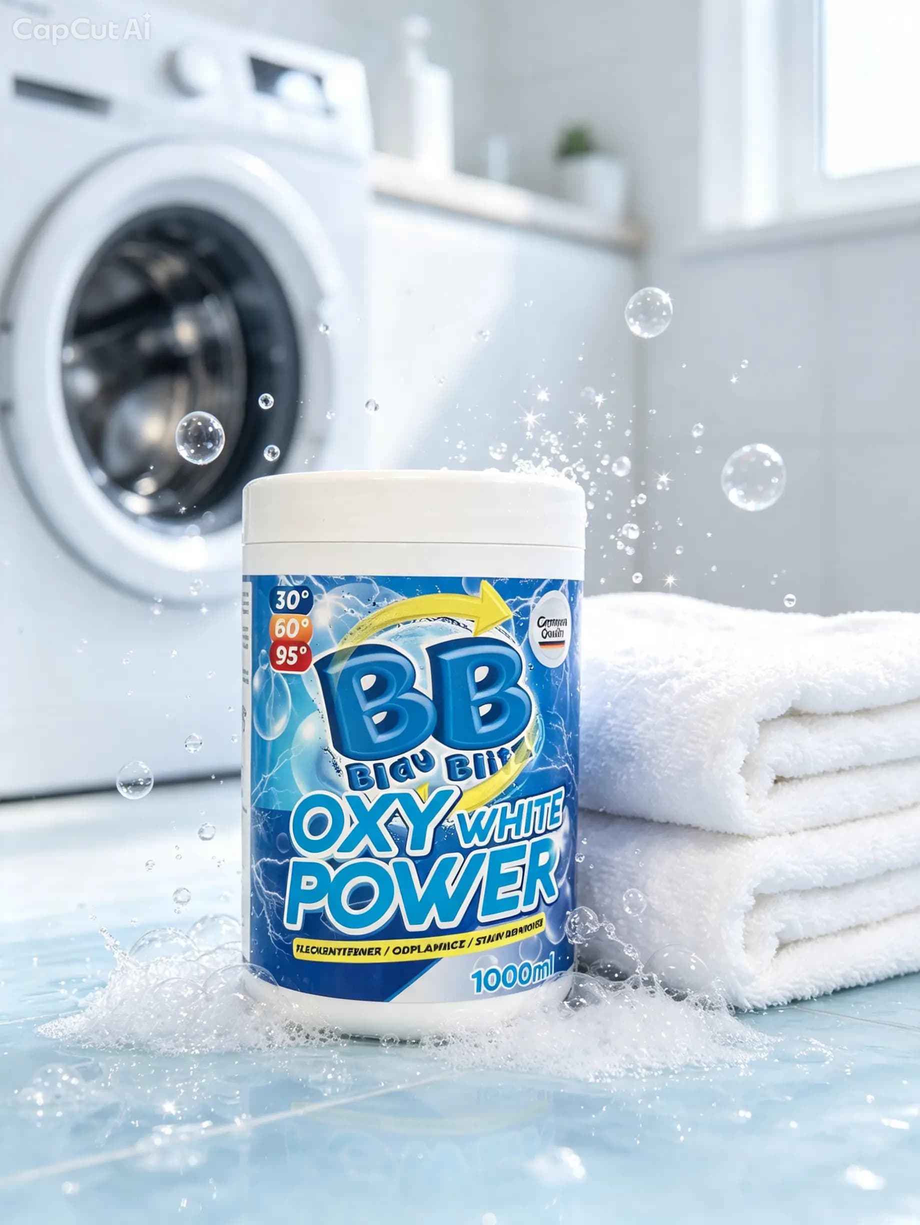 Blau Blitz Oxy White Power Fleckenentferner und Wäschebleichmittel 1000 ml