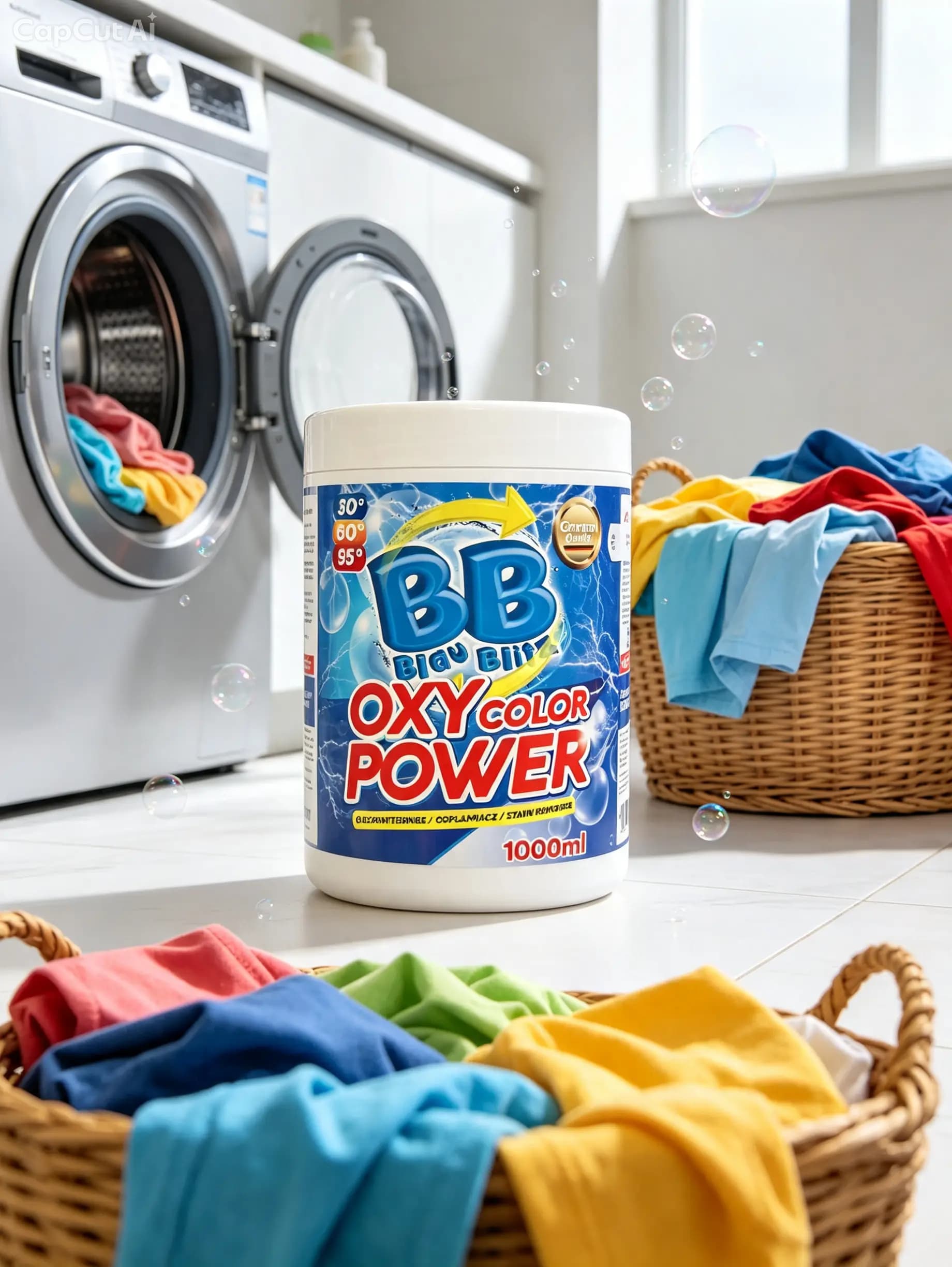 BB Blau Blitz Oxy Color Power Sauerstoff-Fleckenentferner in Pulverform für Buntwäsche 1000 ml