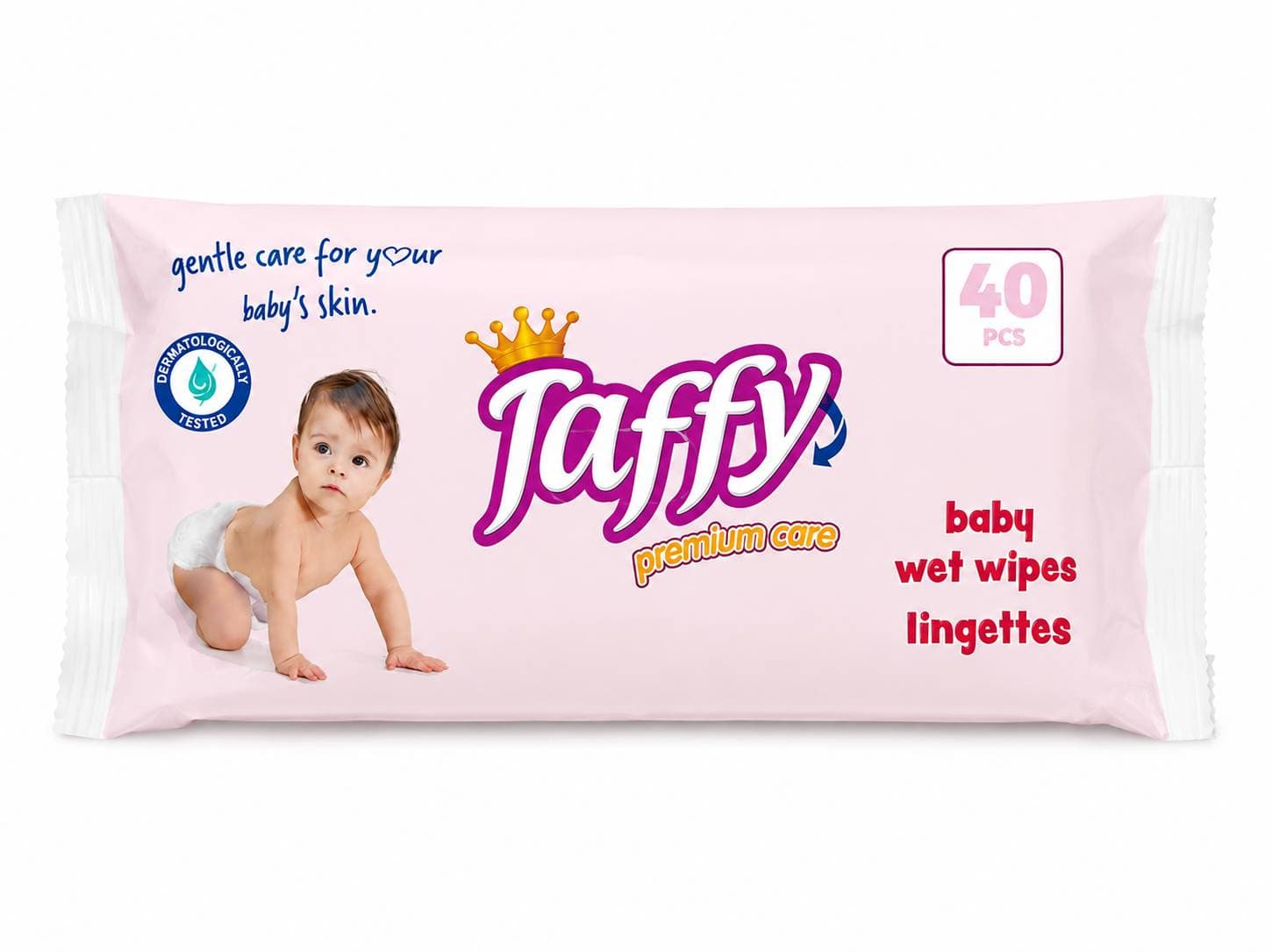 Taffy Premium Care Baby Wet Wipes (40 pcs.)