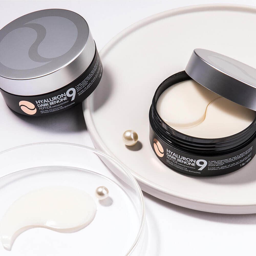 Осветляющие патчи с пептидами MEDIPEEL Hyaluron Dark Benone Peptide 9 Ampoule Eye Patch 60 шт.