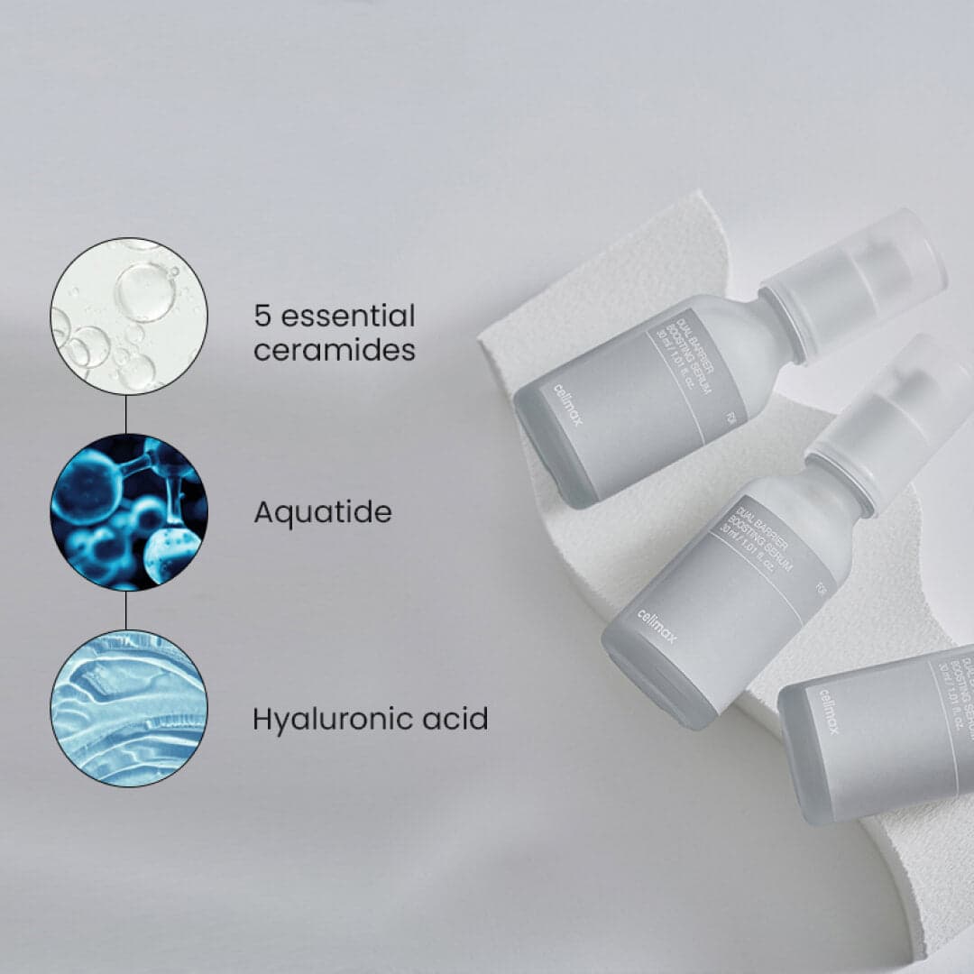 CELIMAX Dual Barrier Gesichtsserum mit Ceramid-Komplex (Stärkend), 30 ml 3