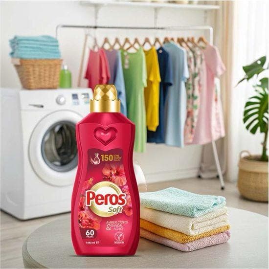 Weichspüler Peros Soft Amberblüte & Sandelholz Konzentrat, 1,44 L 2